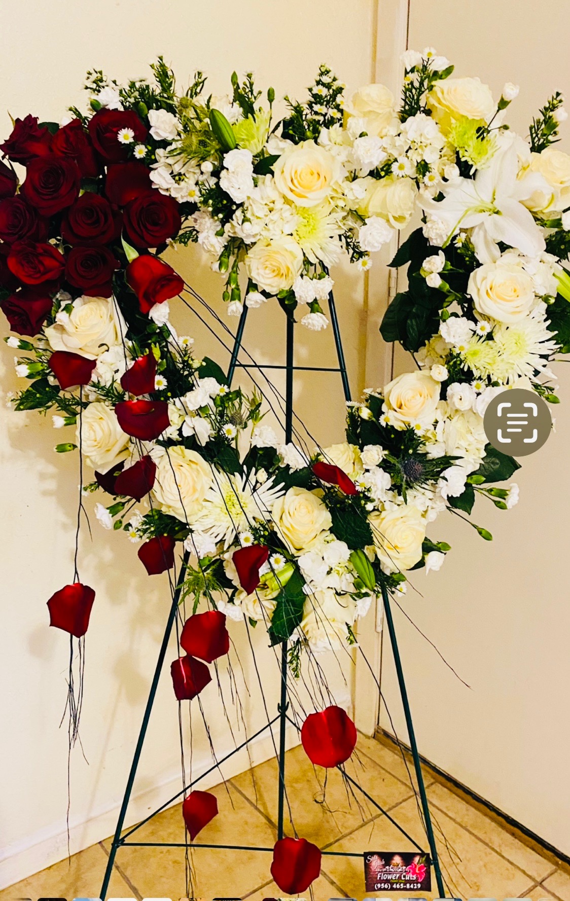 Funeral Crosses, Hearts & Sprays