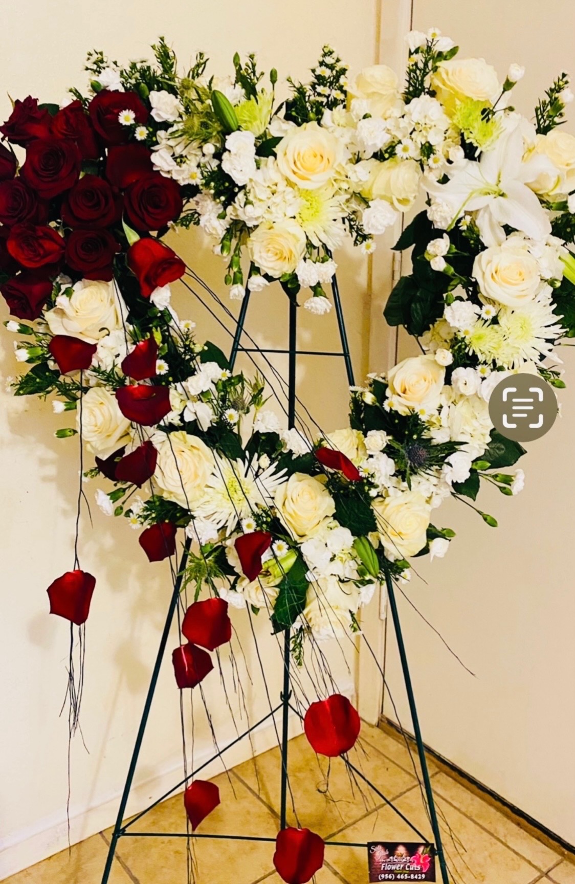 Funeral Crosses, Hearts & Sprays