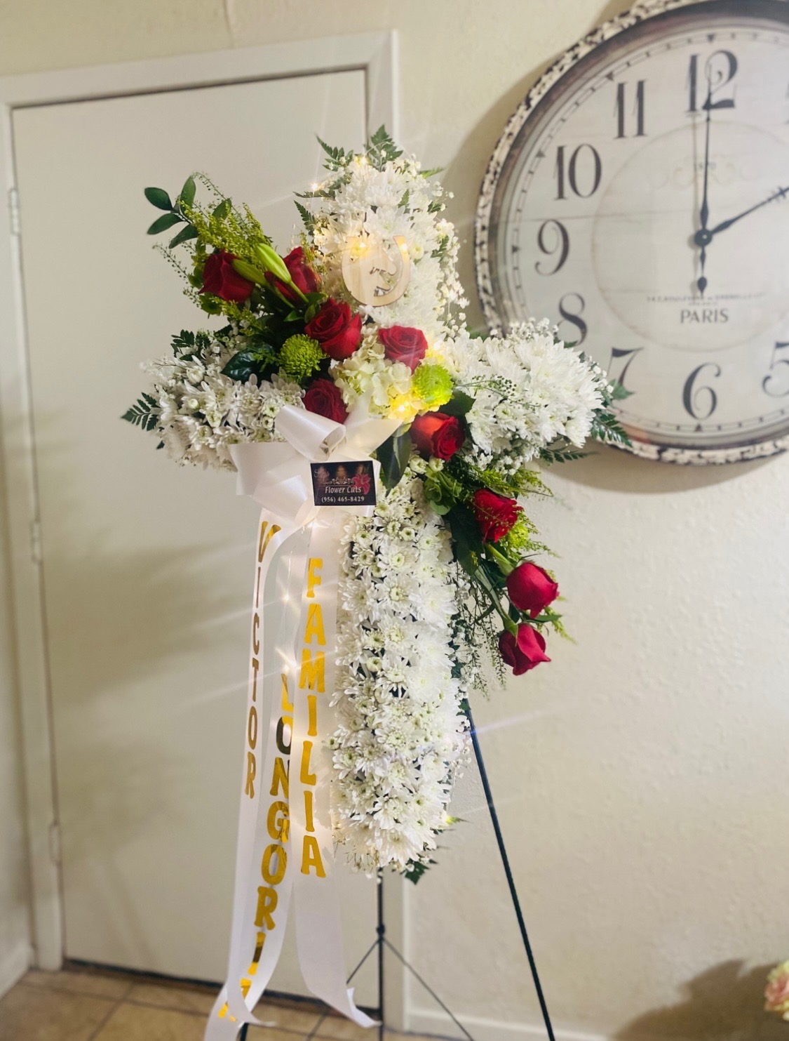 Funeral Crosses, Hearts & Sprays