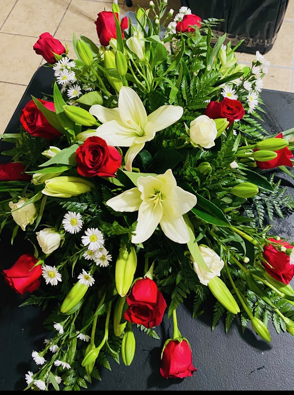 Funeral Crosses, Hearts & Sprays