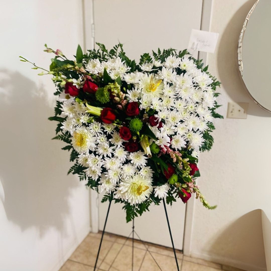 Funeral Crosses, Hearts & Sprays