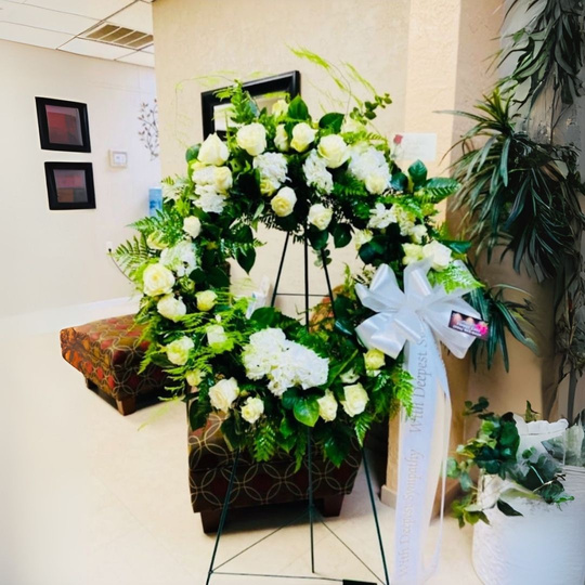 Funeral Crosses, Hearts & Sprays
