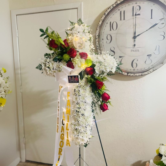 Funeral Crosses, Hearts & Sprays